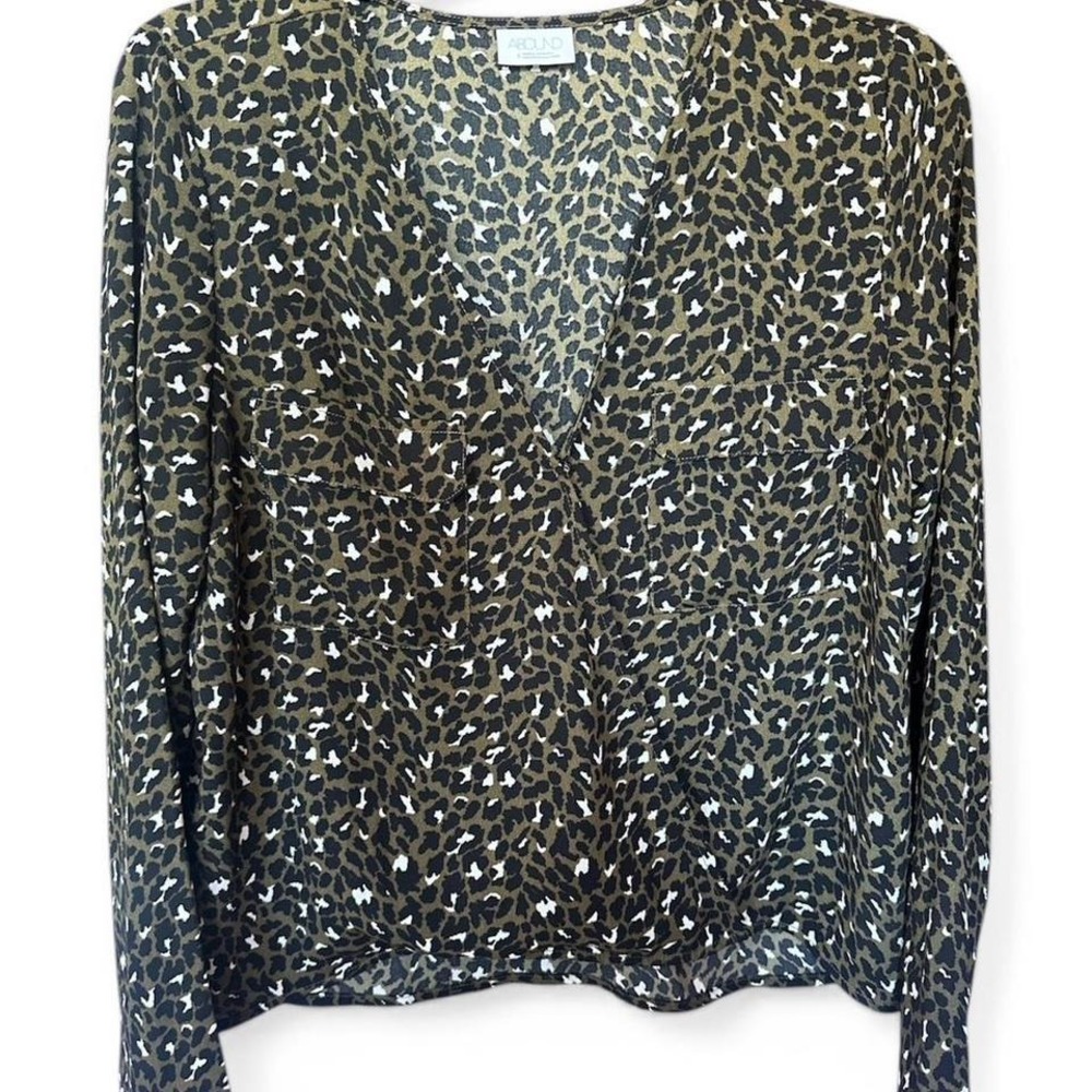 Abound Leopard print long sleeve top
